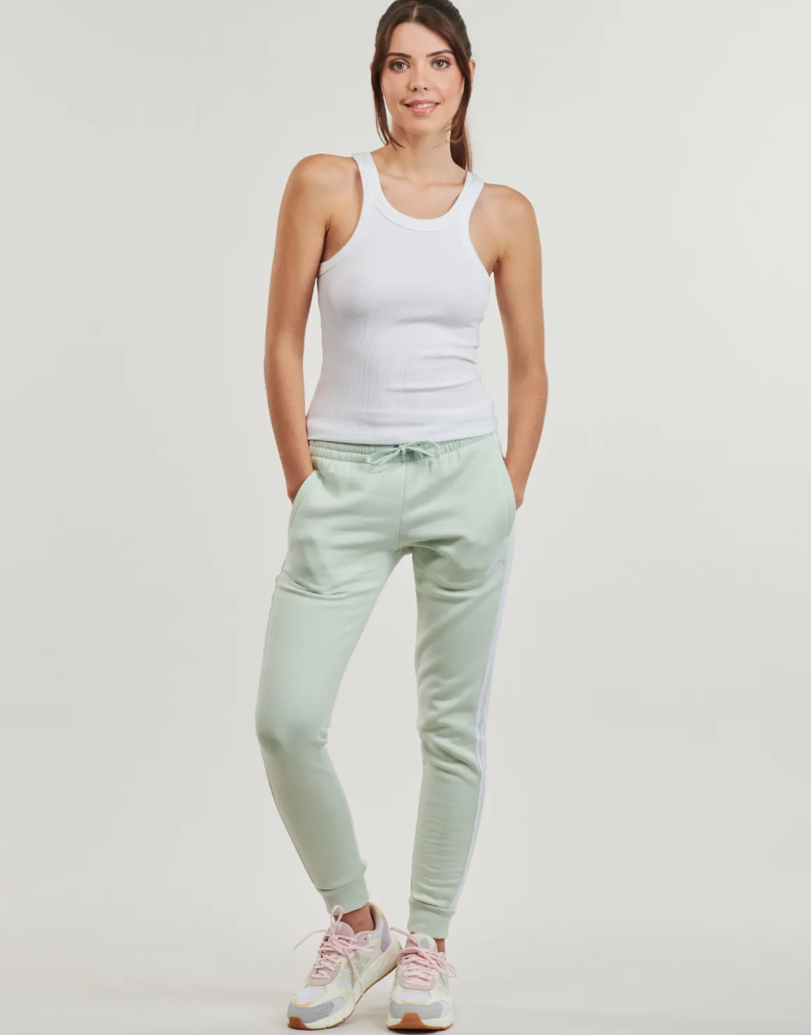 Adidas Sportswear - Essentials 3-Stripes Fleece Joggers