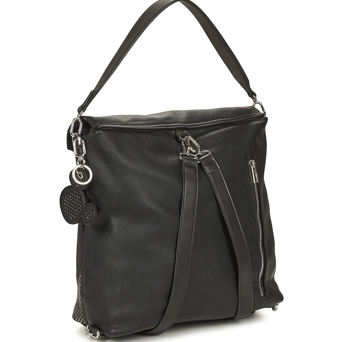 Desigual - BACK MICKEY STUDSTYLE JERSEYMAX PU BLACK
