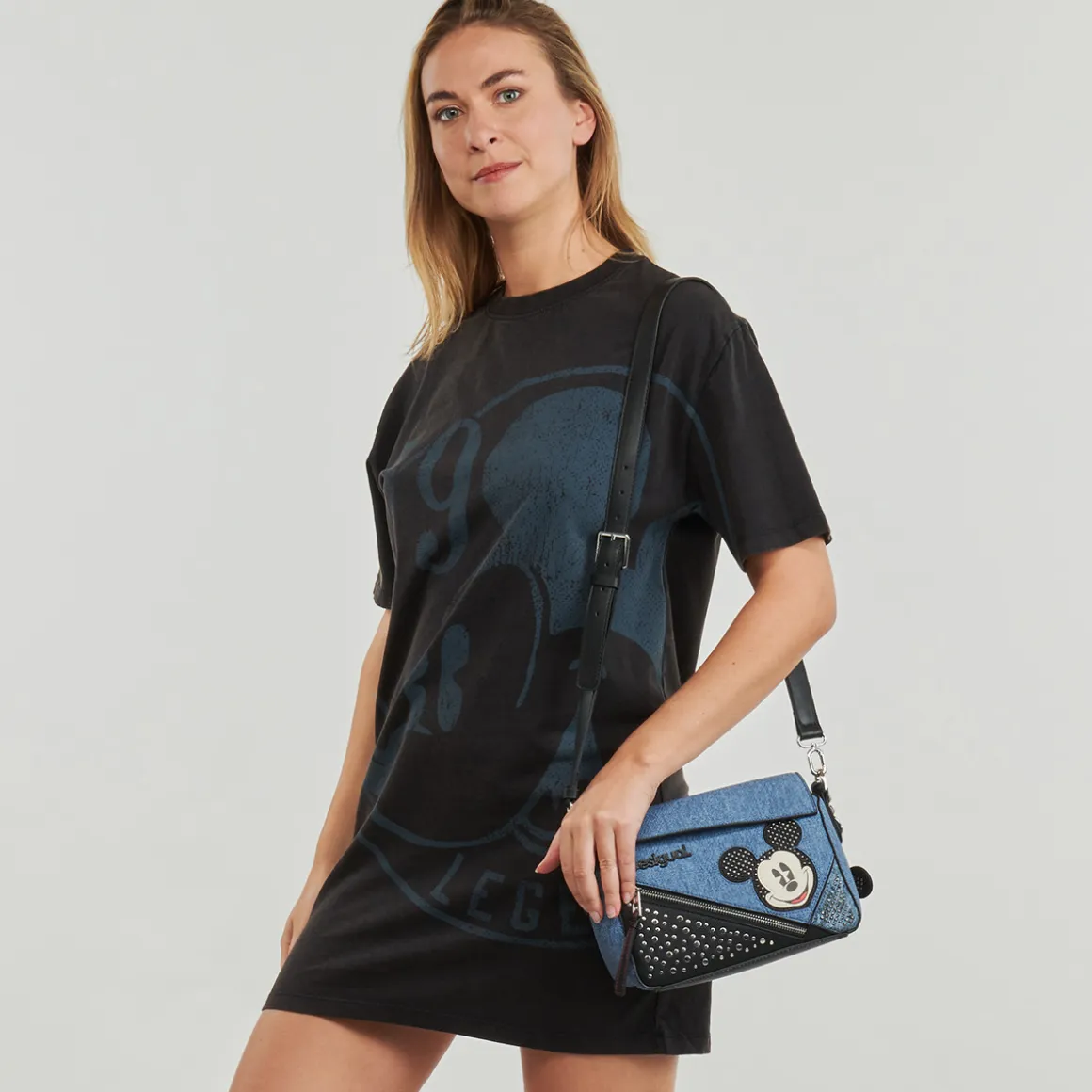 Desigual - BAG MICKEY DENIM EDGE PHUKET MINI NF PU