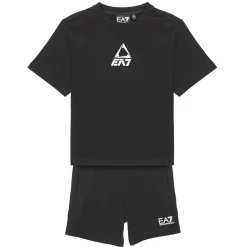 Emporio Armani EA7 - TRAIN LOGO SERIES BOY KIT TEE-SHORTS FREE