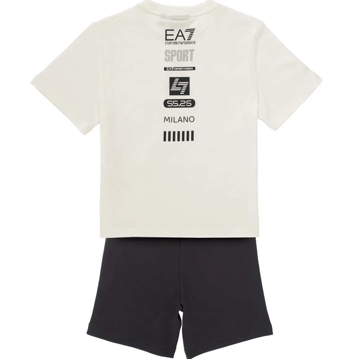 Emporio Armani EA7 - TRAIN LOGO SERIES BOY KIT TEE-SHORTS FREE