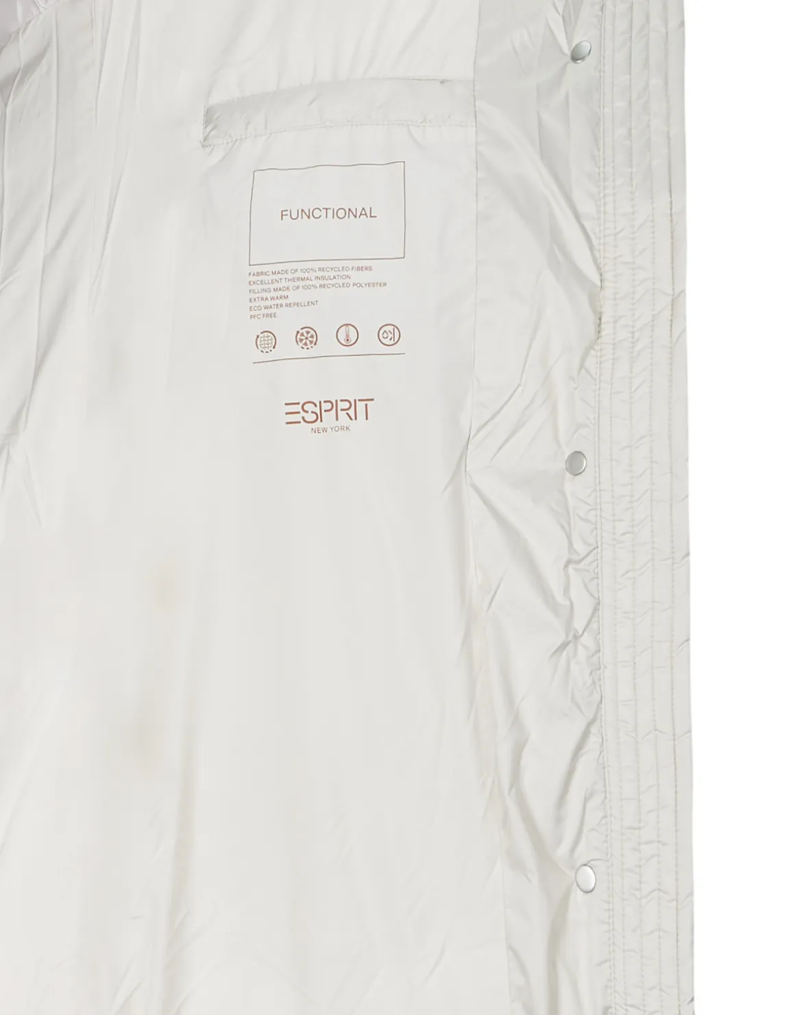 Esprit - LONG COSY PUFFER COAT