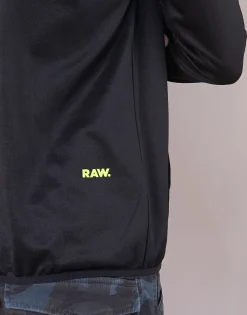 G-Star Raw - STRETT SLIM HOODED ZIP THRU SW L/S