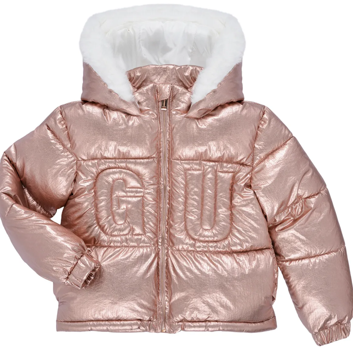 Guess - HOODED PADDED LS PUFFER W/ZIP