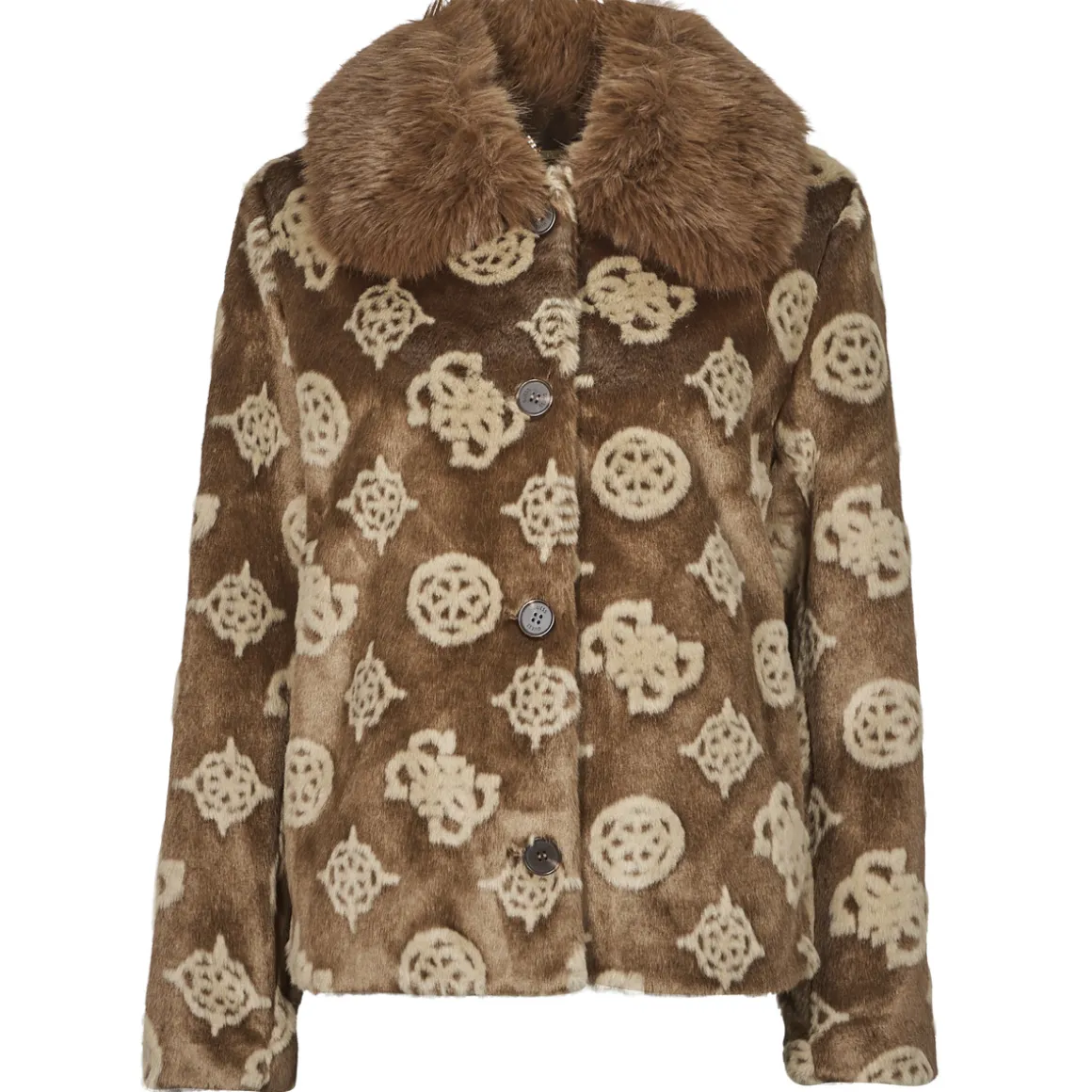 Guess - KARINE FUR LOGO JKT