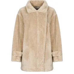 Guess - LS ELISABETTA SHEARLING COAT