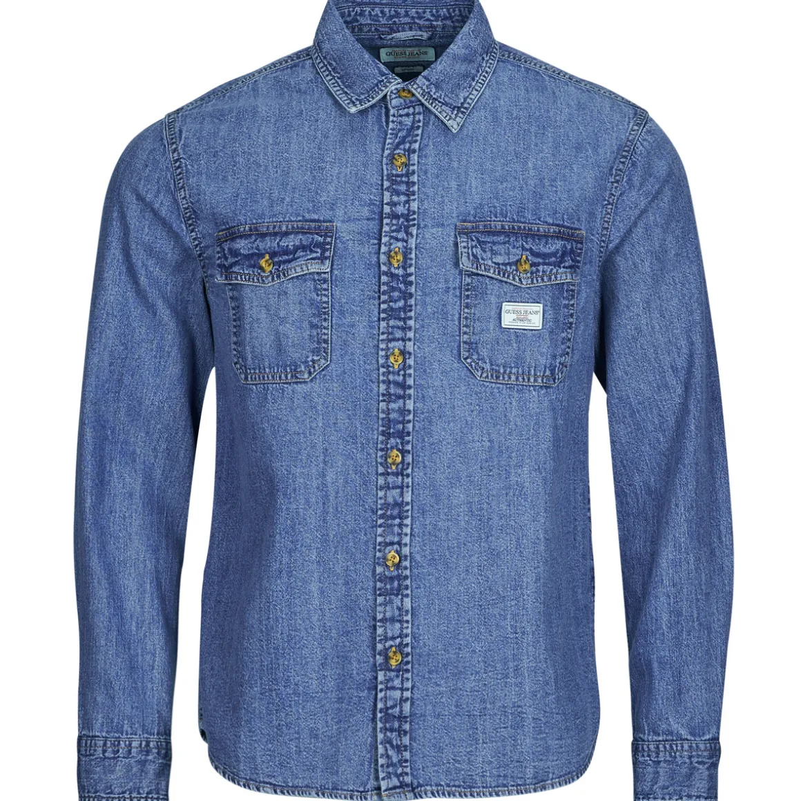 Guess - REGULAR LS DENIM SHIRT