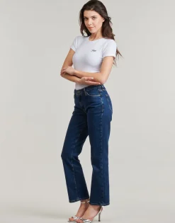 Guess - SS CN SNAP EMBRO SLIM TOP
