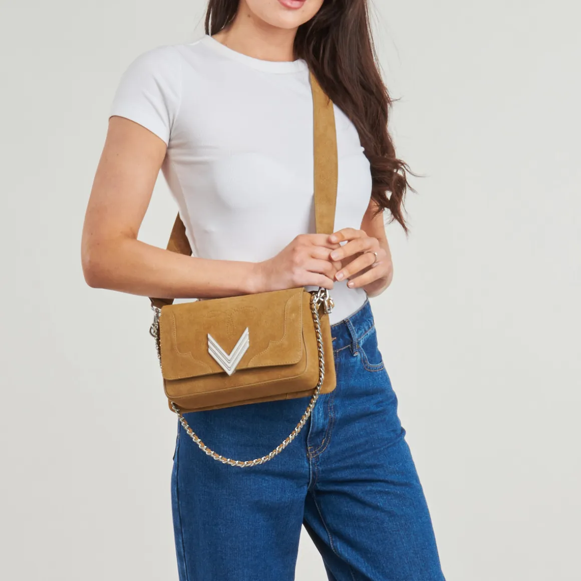 Ikks - 111 WESTERN COL CAMEL DECOUPE SUEDE