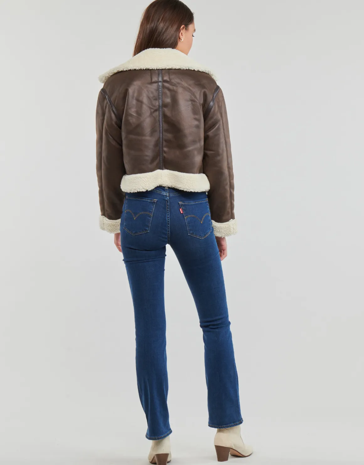 Only - ONLBETTY FAUX SUEDE BONDED AVIATOR OTW