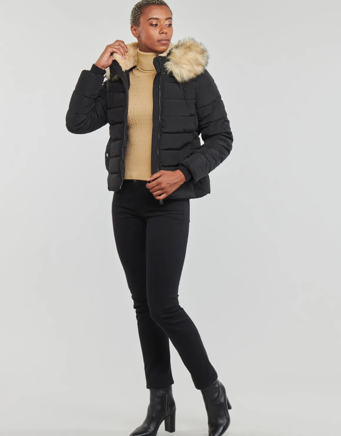 Only - ONLNEWCAMILLA FUR HOOD JACKET CC OTW