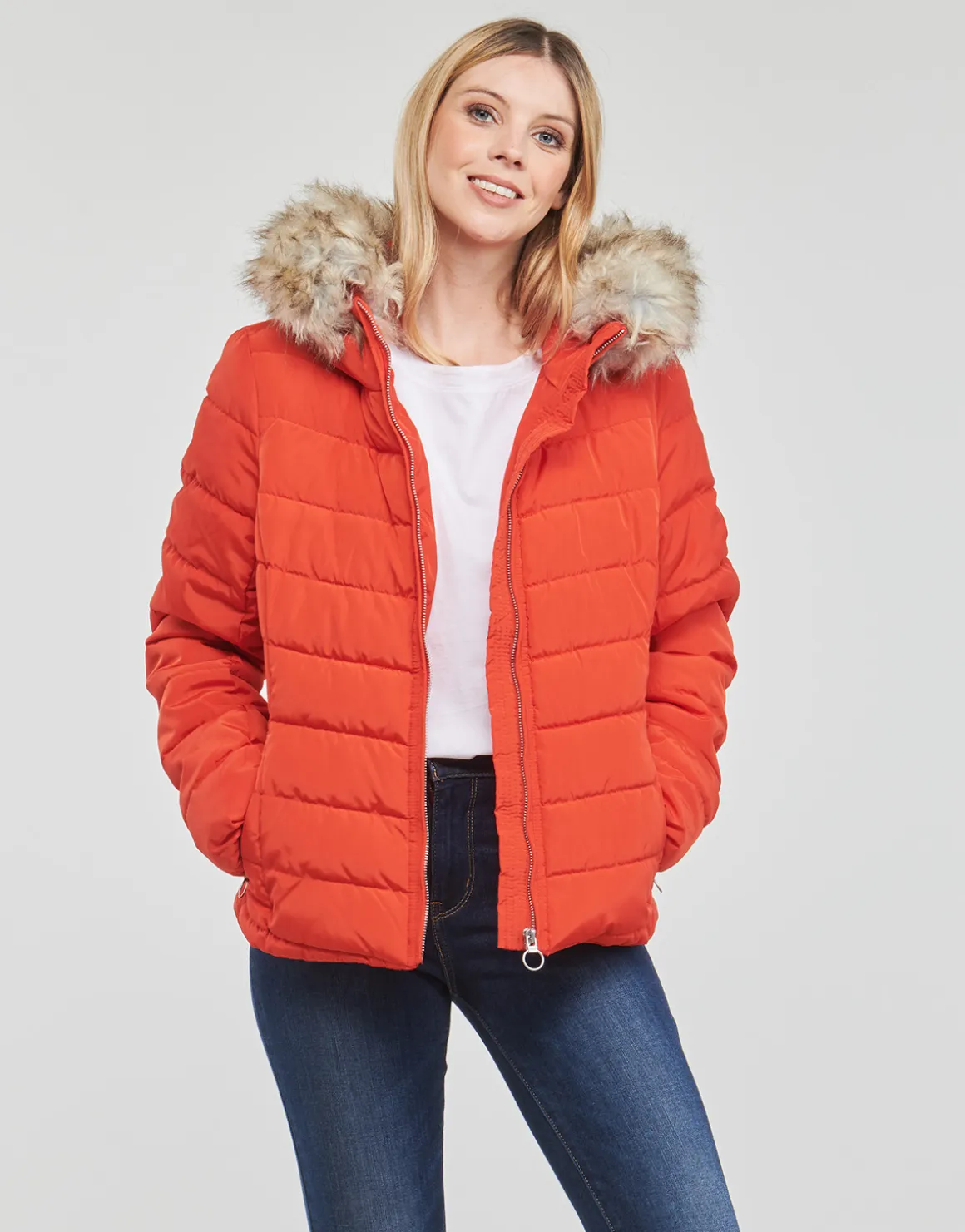 Only - ONLNEWELLAN QUILTED HOOD JACKET CC OTW