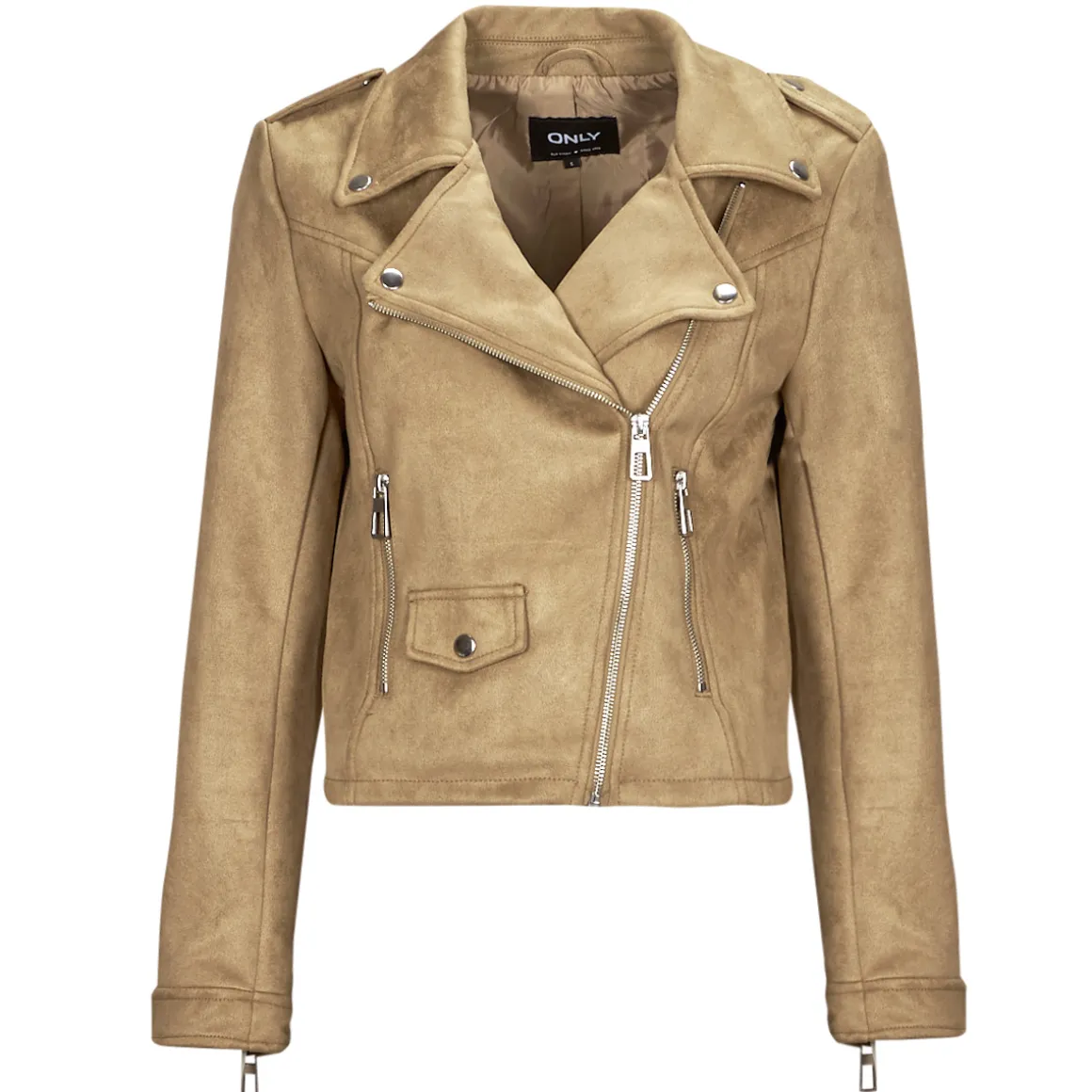Only - ONLSCOOTIE FAUX SUEDE BIKER JACKET OTW
