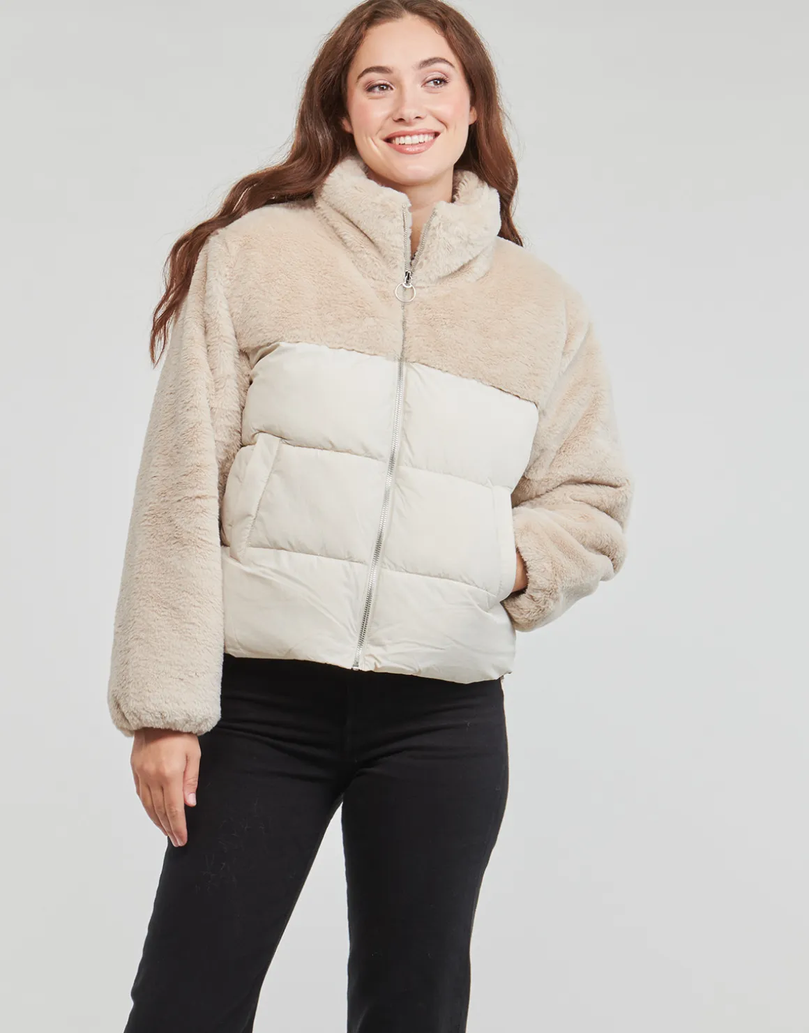 Only - ONLWANJA FUR PUFFER MIX JACKET CC OTW