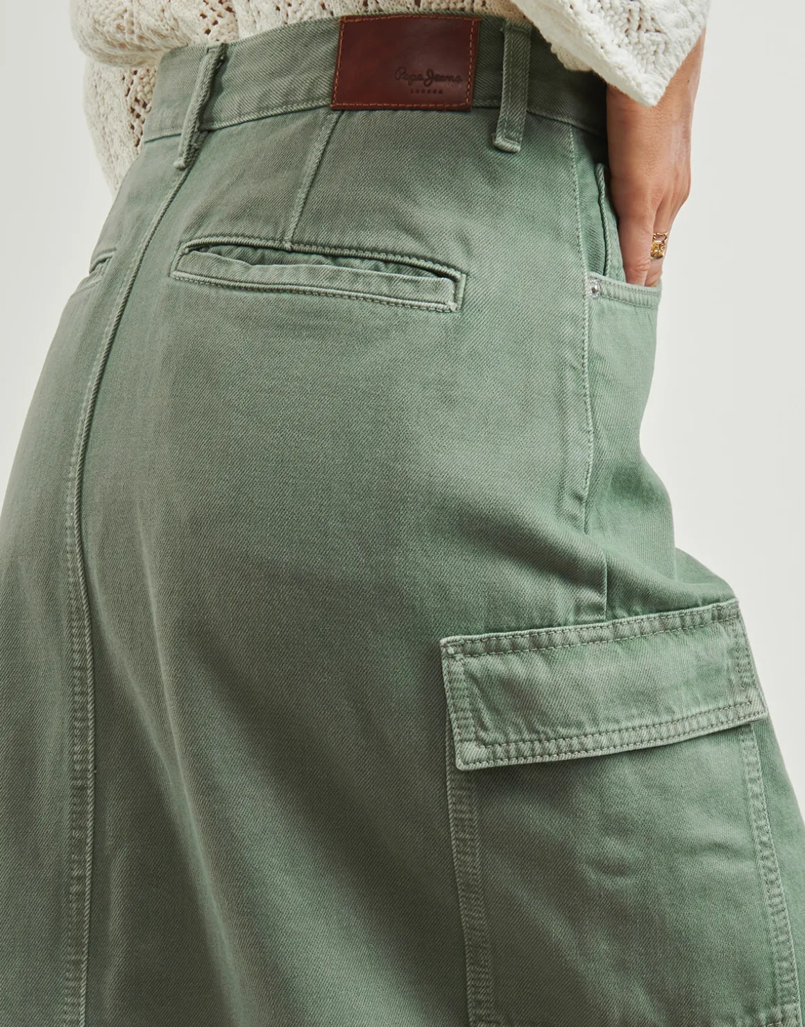Pepe jeans - MAXI SKIRT HW CLR