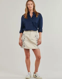 Pepe jeans - MINI SKIRT HW PAISLEY