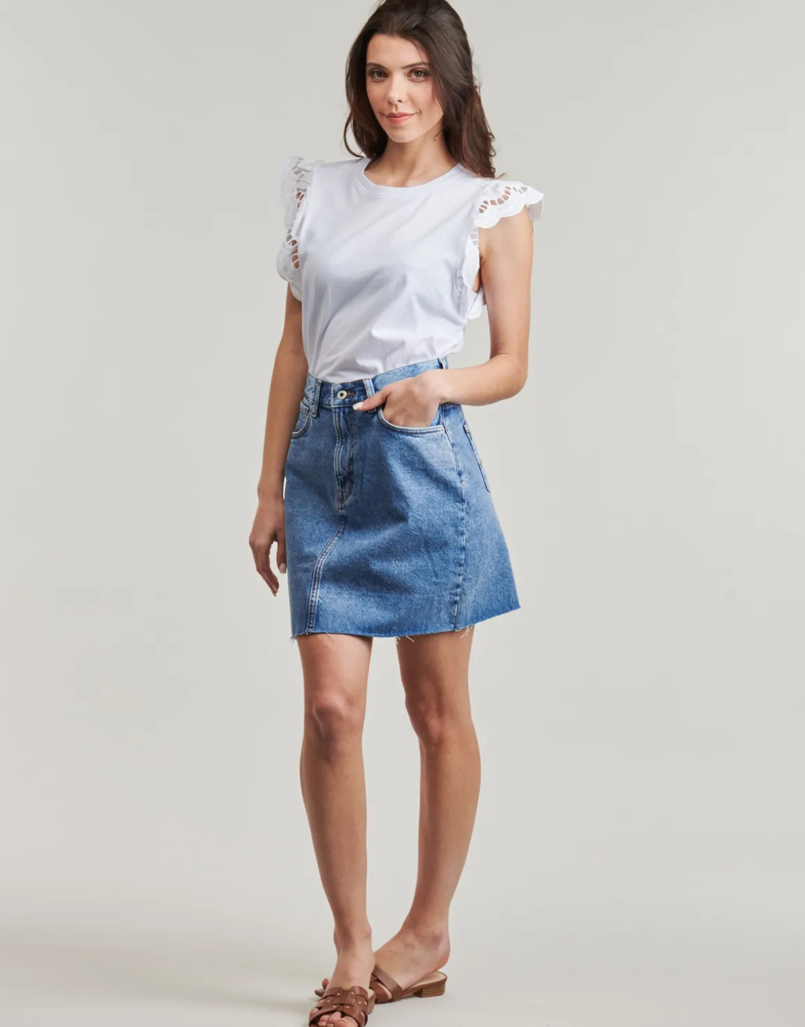 Pepe jeans - MINI SKIRT HW