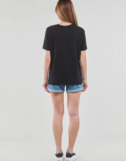 Pieces - PCRIA SS FOLD UP SOLID TEE