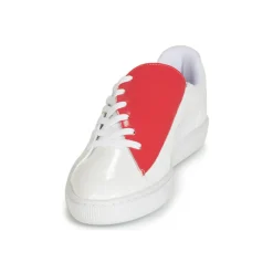 Puma - WN BASKET CRUSH.WH-HIBISCU