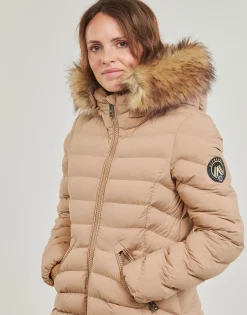 Superdry - FUJI HOODED MID FAUSSE FOURRURE