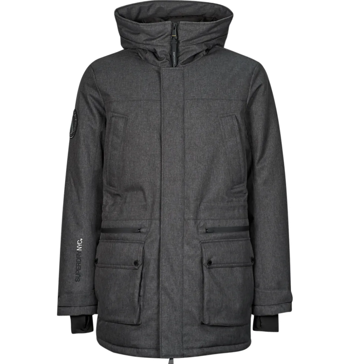 Superdry - PARKA CITY TWEED