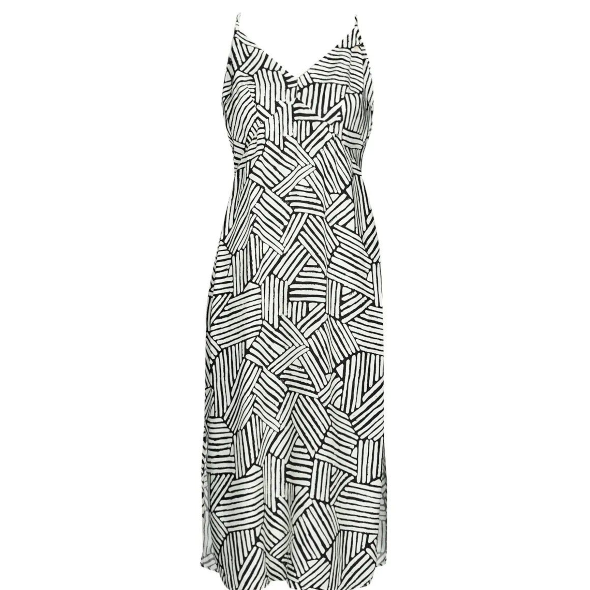 Superdry - VINTAGE MIDI HALTER SLIP DRESS