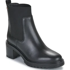 Tommy Hilfiger - FLAG MID HEEL LEATHER CHELSEA