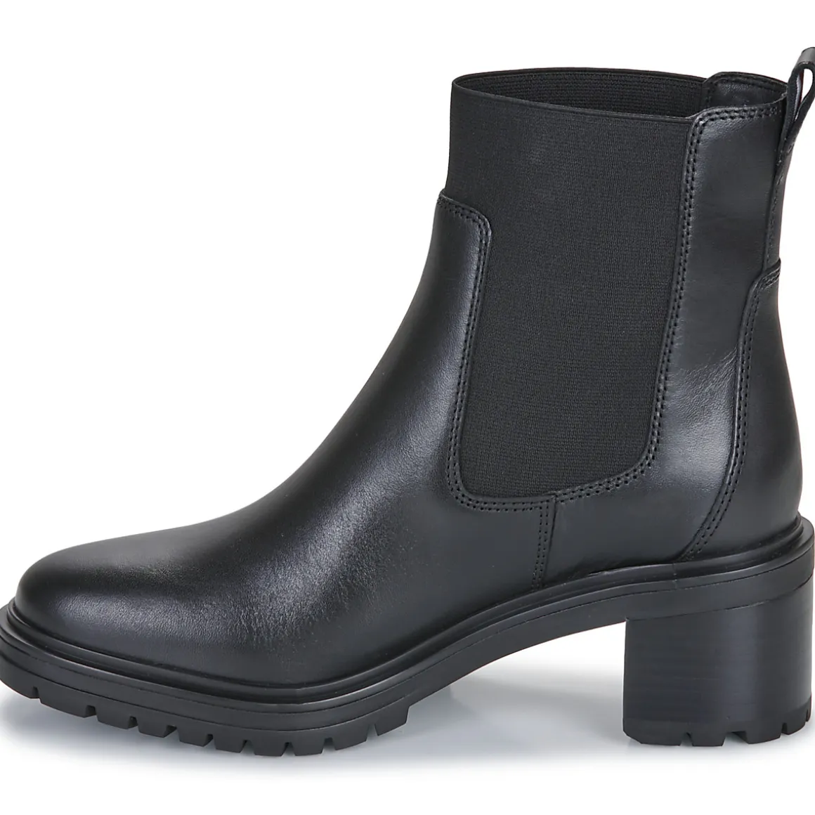 Tommy Hilfiger - FLAG MID HEEL LEATHER CHELSEA
