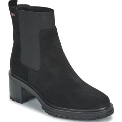 Tommy Hilfiger - FLAG MID HEEL SUEDE CHELSEA