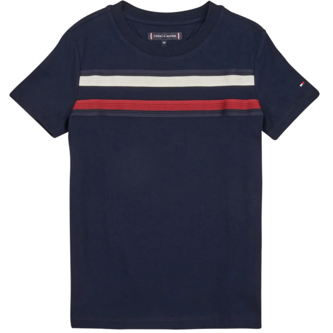 Tommy Hilfiger - GLOBAL STRIPE TEE S/S