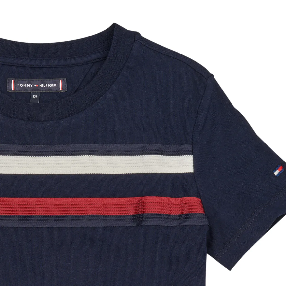 Tommy Hilfiger - GLOBAL STRIPE TEE S/S