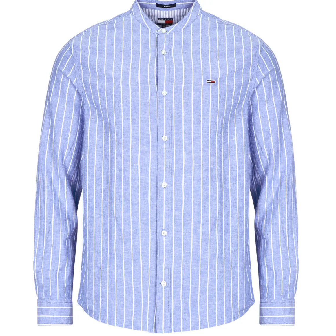 Tommy Jeans - TJM LINEN MIX BND STP SHRT EXT