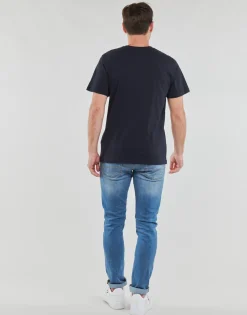 Tommy Jeans - TJM REG CURVED LETTERMAN TEE