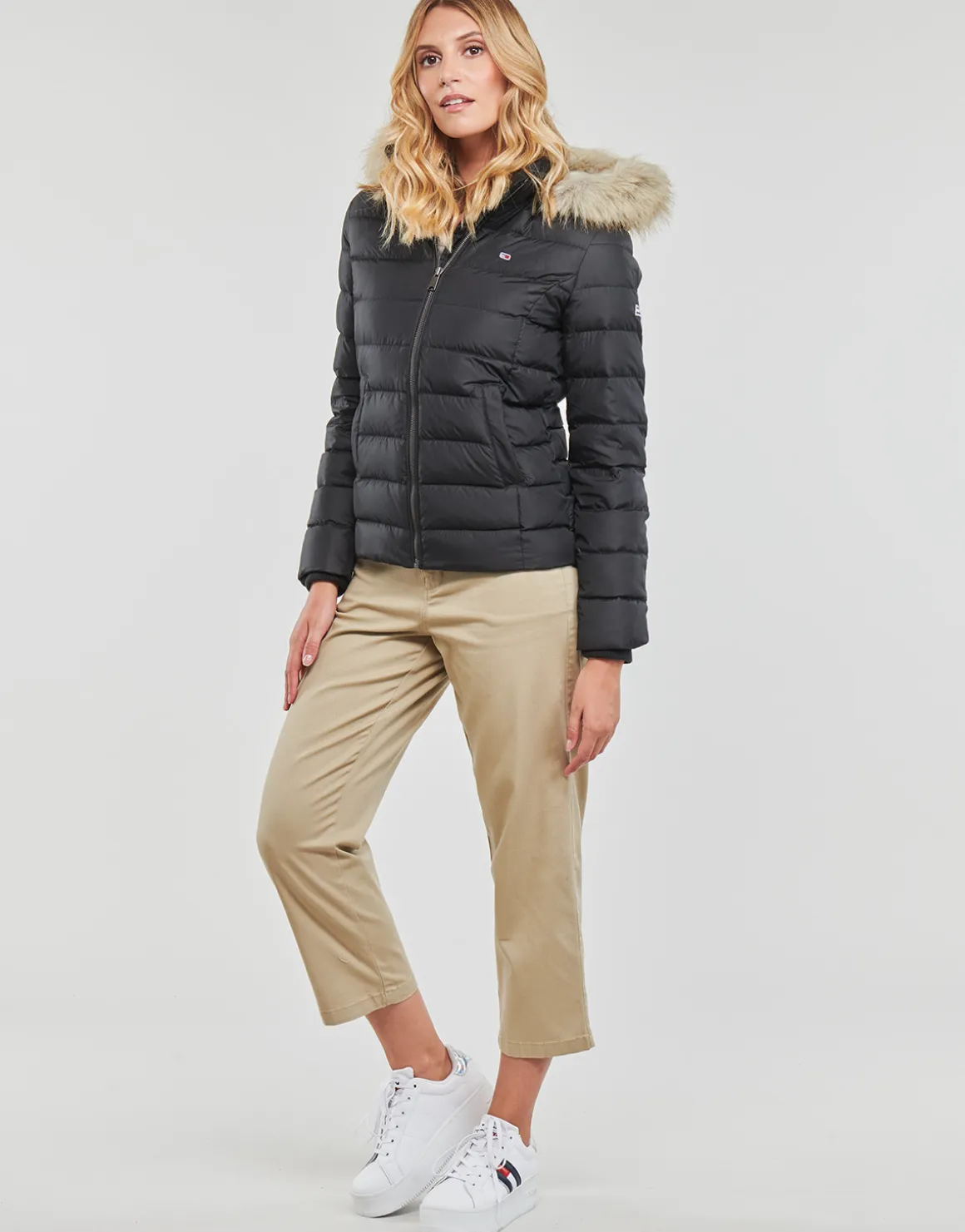 Tommy Jeans - TJW BASIC HOODED DOWN JACKET