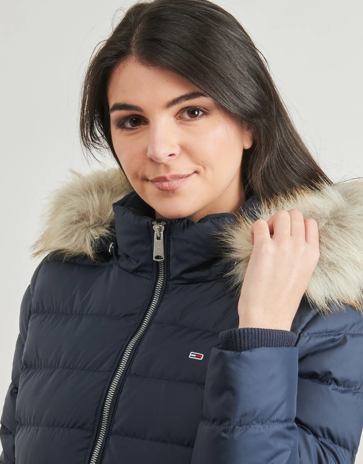 Tommy Jeans - TJW ESSENTIAL HOODED DOWN COAT